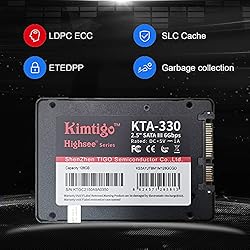 kimtigo 2.5" Internal SSD 512GB, 3D NAND Solid