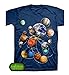 Disney Mickey Mouse Planet Glow Unisex Adult Fashion Top Tee Shirt