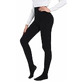AHLW Winter Warm Fleece Lined Leggings for Women - High Waisted Thick Thermal Leggings Elastic Soft Comfortable Velvet Tights