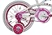 Hello Kitty Girls Bike with Light Up Case, White/pink, 16