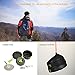 HUKOER Camping Cookware Mess Kit Backpacking Gear & Hiking Outdoors Campfire Cookware Cooking Utensils Ultralight 13 Pieces Cooking set Compact& Durable Pot Pan Bowls - Free Folding Spork, Nylon Bag