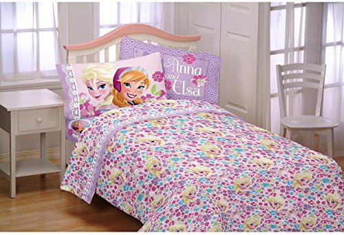Disney Frozen Sheet Set Twin Size 3 Piece Kids Girls Sheet Set with Bonus Free E-book