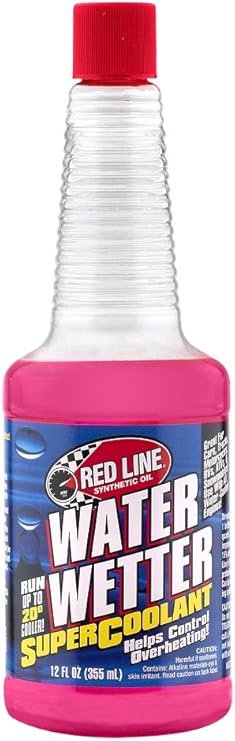 Red Line Water Wetter coolant additive reduces bubbles on hot metal surfaces