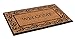 BIRDROCK HOME Welcome Door Mat - Decorative Entry Rug - Outdoor Durable Floor Doormats for Front Door, Entrance, or Cabin - Heavy Duty, Natural Coir for Muddy Feet - 18 x 30 Inch - Vinyl - Standard