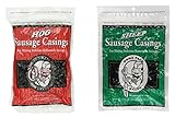 DeWied Natural Sheep Casings Home Pack Size & Hog Home Pack Sausage Casings 32mm (8oz.)