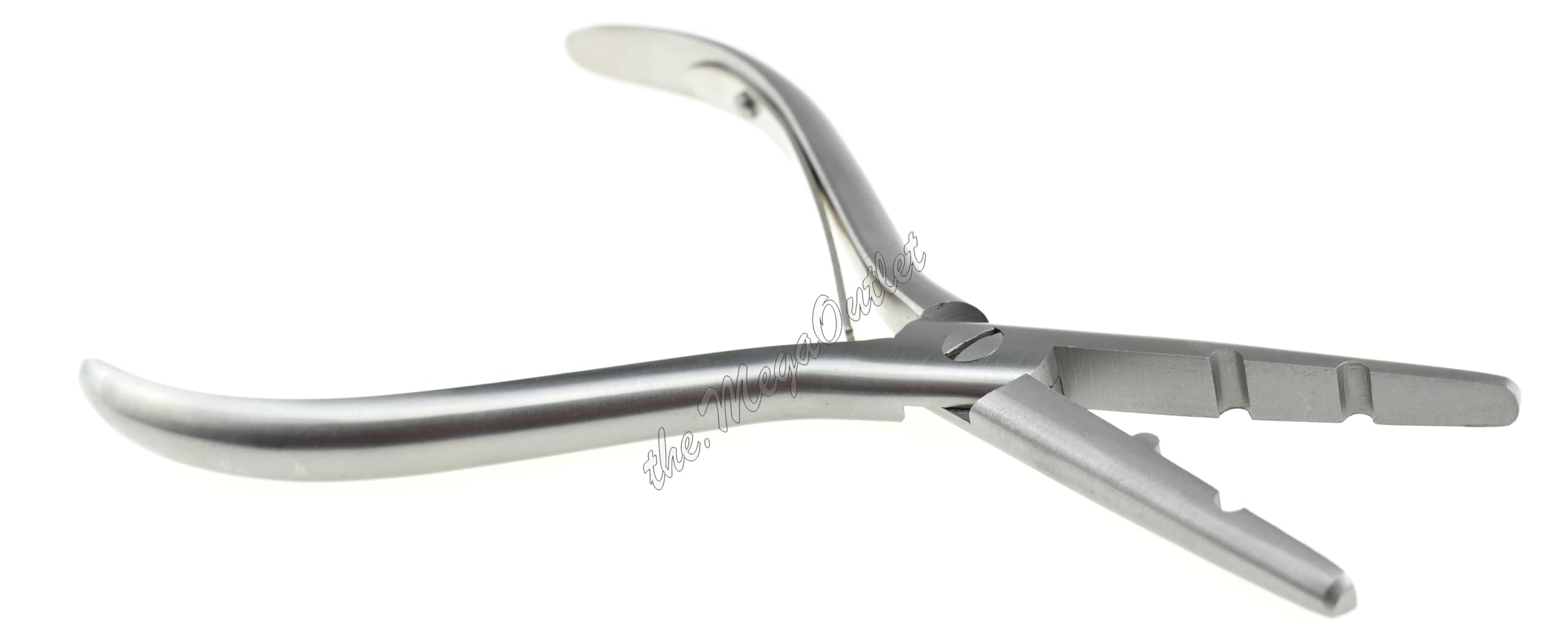 MAQNSCO 7" Multi-Function Stainless Steel Hair Extension Pliers Micro Rings Extensions Removal Opening Pliers for Micro Beads 2, 3.6mm Holes Plier