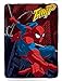Marvel Spiderman Burst Plush Twin Blanket, 62