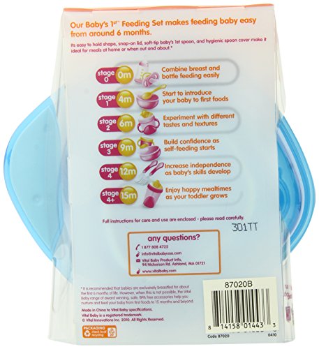 Vital Baby Baby's 1st Feeding Set, Blue - Thumbnail 2