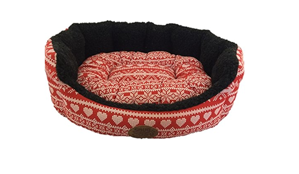 snug \u0026 Cosy Fibre Christmas Dog Bed 