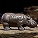 JKCOM Chinese Zisha Tea Pet Water Tea Tray Pet Accessories Handmade Purple Clay Tea Pet for Kungfu Tea Tray A Perfect Gigt for Tea Lovers (Hippo)