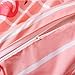 LAMEJOR Duvet Cover Sets Queen Flamingo Pattern Bedding Set Comforter Cover (1 Duvet Cover+2 Pillowcases) Pink
