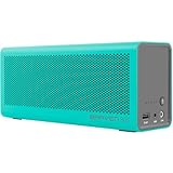 BRAVEN 805 Portable Wireless Bluetooth Speaker [18 Hour Playtime] Built-in 4400 mAh Power Bank Charger - Teal/Gray