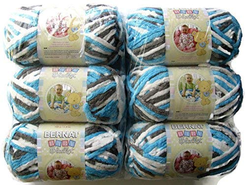 BERNAT BABY BLANKET - PACK OF 6 BALLS - 100G EACH BALL - SAIL AWAY