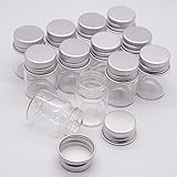 Dowonsol 12pcs 5ml Vials Clear Glass Bottles Glass