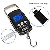 Fishing-Scale-Hanging-Scale-Hinpia-Backlit-LCD-Screen-110lb50kg-Capacity-with-Measuring-Tape-Multifunction-Portable-Electronic-Digital-Fishing-Postal-Kitchen-Luggage-shopping-Scale-Black