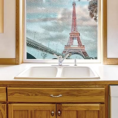 wall26 Window Film for Privacy Cheerful Scenery Large...