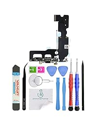 Omnirepairs-for iPhone 7 4.7'' A1660, A1778 y A1779 - Conector de puerto USB de carga, micrófono, antena celular, cable flexible de repuesto con kit de herramientas