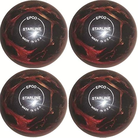 EPCO Starline - Bolas de Bolos (4 Pelotas), Color Vino, Bronce y ...