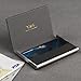 Y&G CC1005 Grey Business Fashion Card Holder Black Leather PU Card Case Fashion Gentlemen