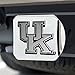 FANMATS 14990 NCAA University of Kentucky Wildcats Chrome Hitch Cover , 3.4