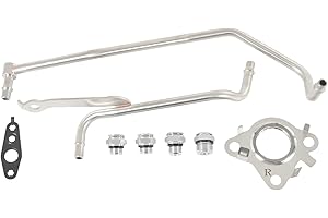 Rimamoka Passenger Side Turbo Coolant Line Kit Compatible with 2015-2017 Ford Expedition 2011-2016 F-150 2015-2021 Transit 150 250 350 2015-2017 Lincoln Navigator Replace# 926-186, BL3Z-8A520-A