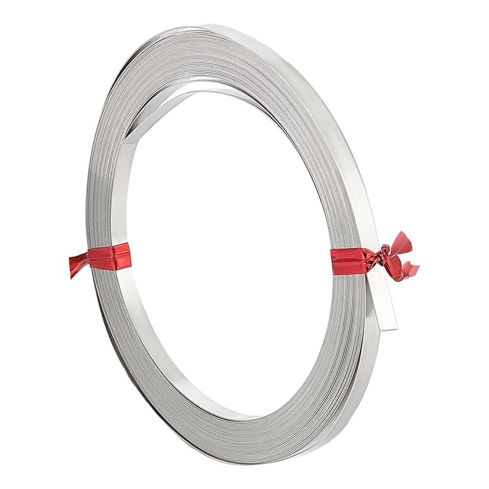 UNICRAFTALE 9.84 Feet Platinum Bendable Copper Craft Wire 3mm Wide Copper Craft Wire Bezel Sculpting Wire Bendable Armature Copper Craft Wire Soft Metal Wire Jewelry Wire for Jewelry Craft Making