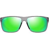 Maui Jim Polarized Men's Lehopulu Rectangular Sunglasses