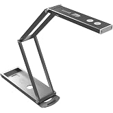 Adesso 4K Ultra HD 8MP USB Document Camera Webcam | Built-in Microphone, LED Light, Autofocus, Multi-Jointed Design, Folding for Live Demo, Web Conferencing, Distance Learning