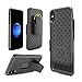 Replacement Case for iPhone X Case and case for iPhone Xs Case, Moona® Shell Holster Combo Case for iPhone X/XS with Kickstand & Belt Clip - Belt Clip Case for iPhone 10/11 Thin Holster