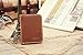 DUEBEL Full-grain Genuine Leather Slim Front Pocket Wallets, Minimalist Thin Card Holder, Card Case Wallet (DBL01-Brown with Magnet)