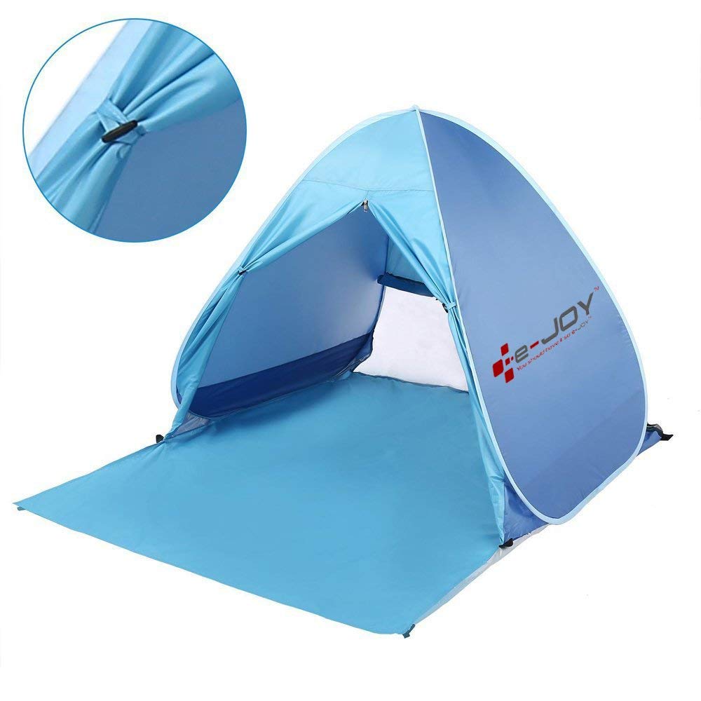 La Jolla Automatic Pop Up Beach Tent Sun Shelter Cabana 2 3 Person Uv Protection Beach