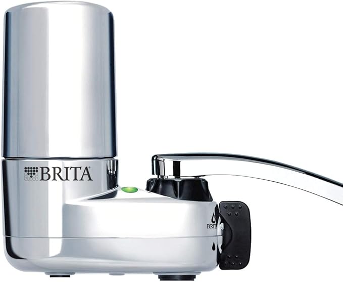 Brita On Tap Faucet Water Filter System, Chrome, Water Filtration