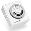 thumbnail image 2 of Stanley TimeIt Outdoor Twin 2-Outlet Mechanical 24 Hour Timer 2 of 13