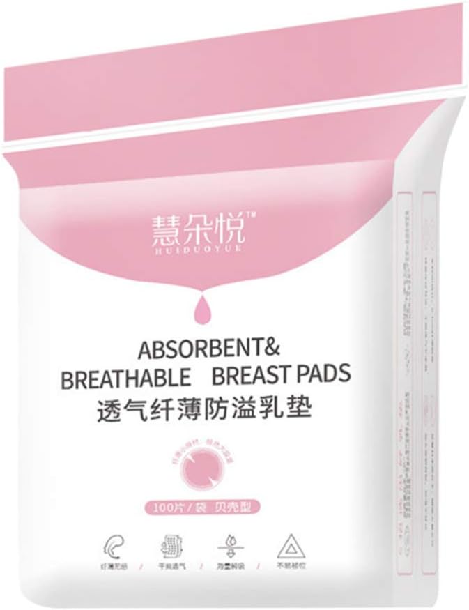Exceart 100 Stück Einweg-Stillkissen Anti-Galaktorrhoe-Kissen Super Saugfähige Milchfeste Pads Dünne Stillkissen zum Stillen