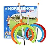 Acekid Kids Horseshoe Play Set Toss Games Sports Toys Classic Sports Playground Equipment