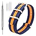 CIVO Watch Strap 4/8 Packs - 16mm 18mm 20mm 22mm 24mm Premium Ballistic Nylon Watch Bands Zulu Style for Men Women