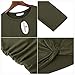 Coolmee Maternity Shirt Women's Casual T Shirts Twist Knotted Tops Blouse Tunic T-Shirts (S,knotOlive)