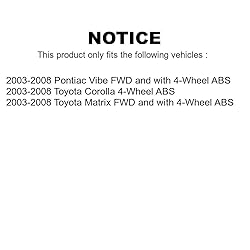 Front Rear Wheel Bearing And Hub Assembly Kit For