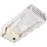 YBMTE W11284458 W11088559 Refrigerator Ice Maker Replacemect Parts | Upgraded Silent and Low-energy Food Grade ABS+AS 4-Hole Female End Ice Cubes are not Prone to Melt or Get Stuck OEM