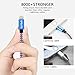 iPhone Charger, Lightning Charger Cables 3FT 6FT 10FT iPhone Charger Cable Syncing USB Cord Compatible for iPhone X/8/8Plus/7/7Plus/6/6Plus/6s/6sPlus/5/5s/5c/SE/iPad/iPod (Blue+White+Red)
