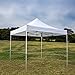 SNAIL 10 X 10 ft Waterproof Pop Up Canopy Commercial Aluminum Outdoor Instant Shelter with 4 Removable Sidewalls & Wheeled Bag, White