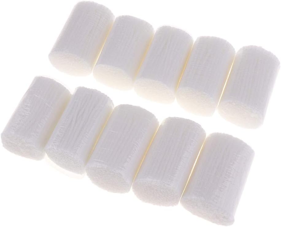 sharprepublic Pack of 10 Bundle Crocheting Rug Yarns for Sewing Crafts Supplies - White