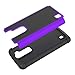 LG K8 Case, LG Escape 3 Case, LG Phoenix 2 Case, NOKEA [Shock Absorption] Hybrid Armor Defender Protective Case Cover for LG Escape 3 / LG Phoenix 2 / LG K8 (Purple)