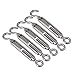 BQLZR Wire Rope Cable M5 Hook & Eye Turnbuckle Stainless Steel 304 Pack of 5