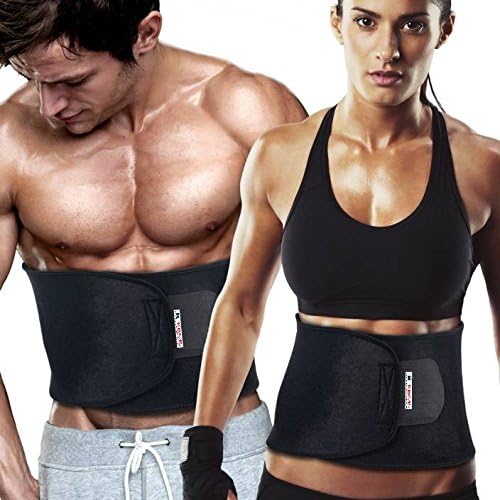 KRITAM Unisex Sweat Slim Belt For Fat Burner & Fat Cutter Sliming Belt Freesize(ORIGINAL)