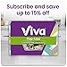 Viva Pop-Ups Paper Towel Dispenser, White, 60 Count, Pack of 8