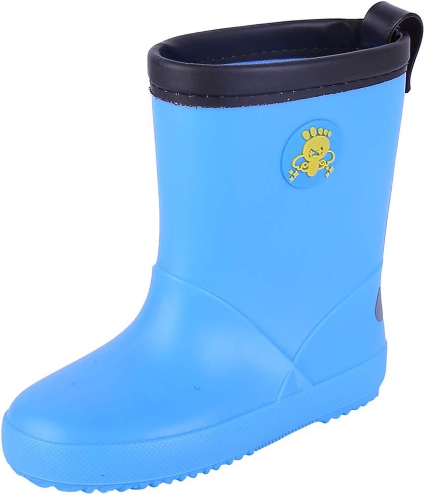 solid color rain boots