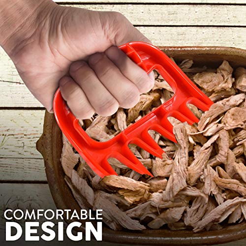 Kaluns Meat Claws, Best Meat and Pulled Pork Shredder Easily Lift, Handle, Pull, Cut, and Shred Meat - Ultra-Sharp Plastic Blades - Heat Resistant, BPA Free, FDA Approved, Dishwasher Safe