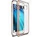 Galaxy S7 Edge Case, Ringke [Fusion] Crystal Clear PC Back TPU Bumper [Drop Protection/Shock Absorption Technology][Attached Dust Cap] For Samsung Galaxy S7 Edge - Rose Gold Crystal