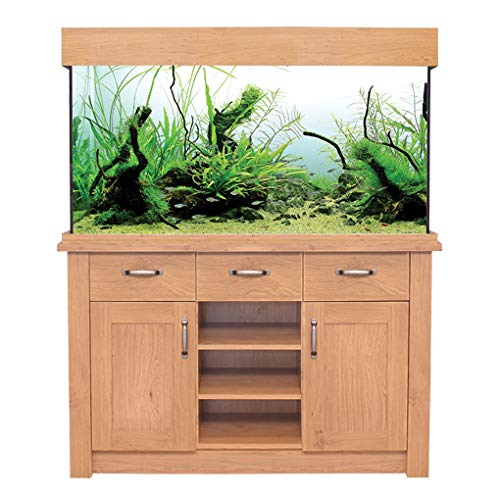 Oak Aquarium Fish Tanks Oak Style & Oak Shades (116cm / 230L, Oak Style) Amazon.co.uk Pet Supplies